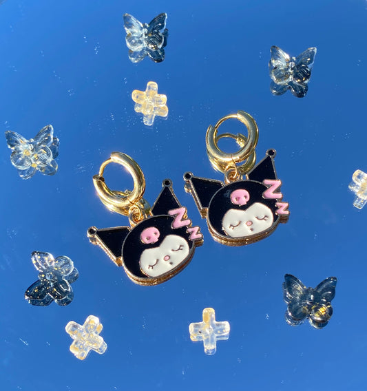 Sleepy Kurumi Earrings