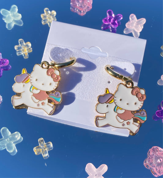 Hello Kitty Unicorn Earrings