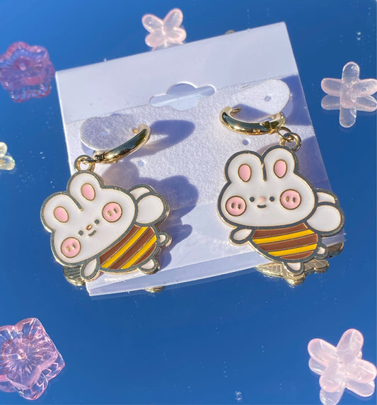 Honeybee Bear Earrings